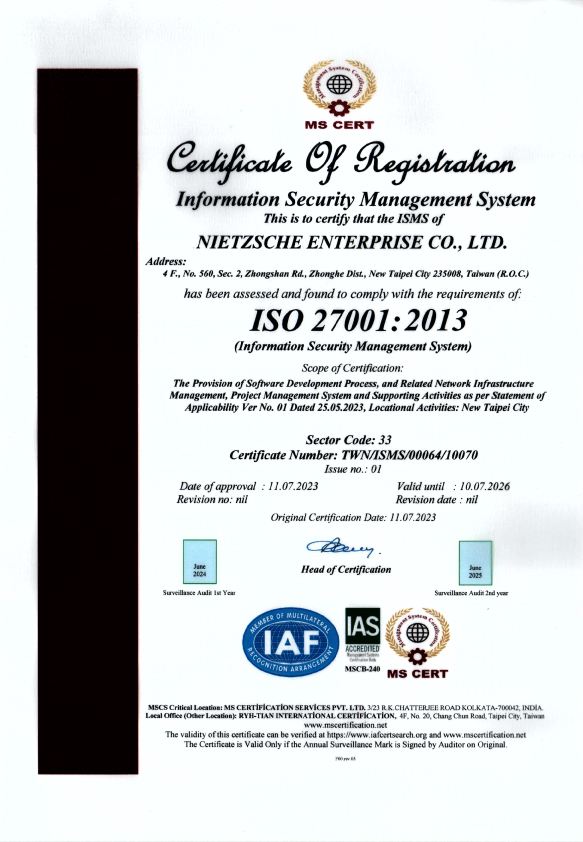 ISO/IEC 27001:2013